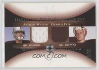 Andrew Walter, Charlie Frye #/50