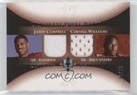 Jason Campbell, Carnell Williams #/25