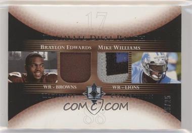 2005 Ultimate Collection - Ultimate Dual Patch #DP-EW - Braylon Edwards, Mike Williams /25