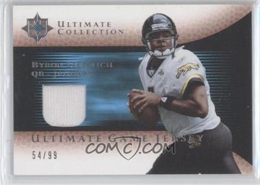 2005 Ultimate Collection - Ultimate Game Jerseys #GJ-BL - Byron Leftwich /99