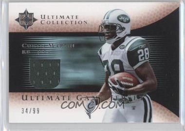 2005 Ultimate Collection - Ultimate Game Jerseys #GJ-CM - Curtis Martin /99
