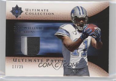 2005 Ultimate Collection - Ultimate Patch - Silver #GJP-RW - Roy Williams /35