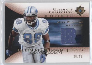 2005 Ultimate Collection - Ultimate Rookie Game Jersey - Gold #RJ-MW - Mike Williams /50