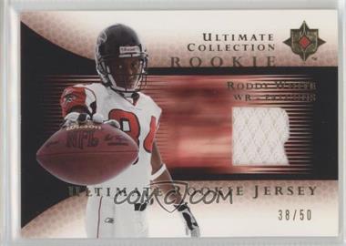 2005 Ultimate Collection - Ultimate Rookie Game Jersey - Gold #RJ-RW - Roddy White /50