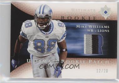 2005 Ultimate Collection - Ultimate Rookie Game Jersey - Spectrum Patch #RJP-MW - Mike Williams /20