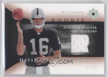 2005 Ultimate Collection - Ultimate Rookie Game Jersey - Spectrum #RJ-AW - Andrew Walter /25