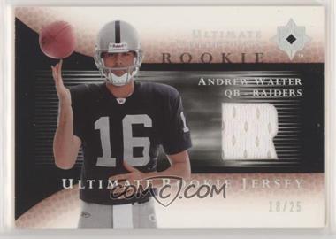 2005 Ultimate Collection - Ultimate Rookie Game Jersey - Spectrum #RJ-AW - Andrew Walter /25