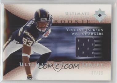 2005 Ultimate Collection - Ultimate Rookie Game Jersey - Spectrum #RJ-VJ - Vincent Jackson /25 [Noted]