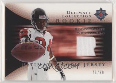 2005 Ultimate Collection - Ultimate Rookie Game Jersey #RJ-RW - Roddy White /99