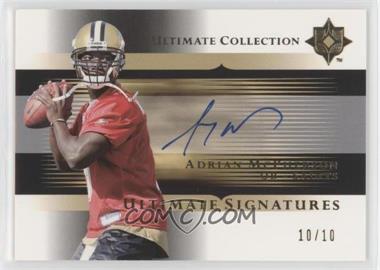 2005 Ultimate Collection - Ultimate Signatures - Gold #US-AM - Adrian McPherson /10