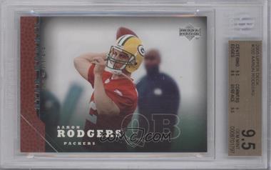 2005 Upper Deck - [Base] #202 - Star Rookie - Aaron Rodgers [BGS 9.5 GEM MINT]