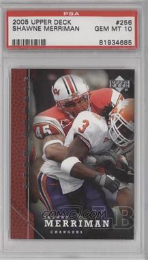 2005 Upper Deck - [Base] #256 - Star Rookie - Shawne Merriman [PSA 10 GEM MT]