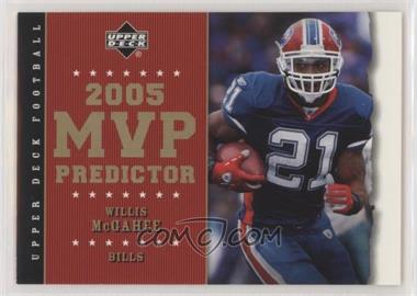 2005 Upper Deck - MVP Predictors #MVP-7 - Willis McGahee