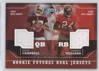 2005 Upper Deck - Rookie Futures Dual Jerseys #RD-CW - Jason Campbell, Cadillac Williams