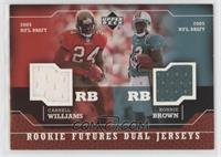 Carnell Williams, Ronnie Brown [EX to NM]