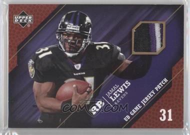 2005 Upper Deck - UD Game Jerseys - Patches #GJP-JL - Jamal Lewis