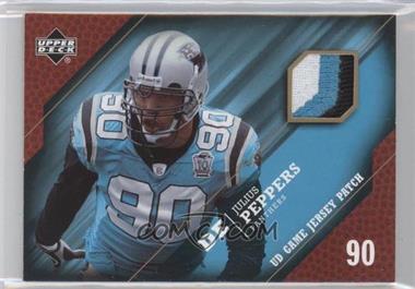 2005 Upper Deck - UD Game Jerseys - Patches #GJP-JU - Julius Peppers