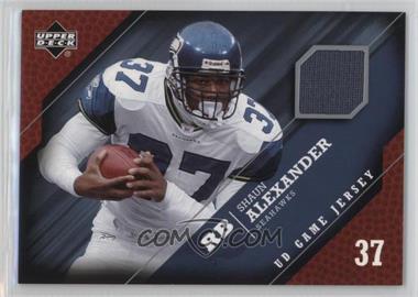 2005 Upper Deck - UD Game Jerseys #GJ-SA - Shaun Alexander