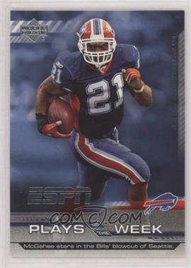 2005 Upper Deck ESPN - Plays of the Week #PW-20 - Willis McGahee