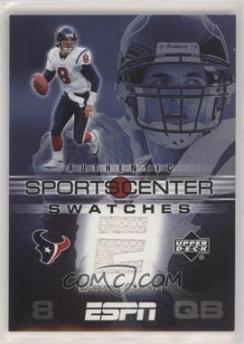 2005 Upper Deck ESPN - Sports Center Swatches #SCS-DA - David Carr