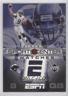 2005 Upper Deck ESPN - Sports Center Swatches #SCS-DR - Drew Brees