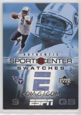 2005 Upper Deck ESPN - Sports Center Swatches #SCS-SM - Steve McNair