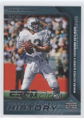 2005 Upper Deck ESPN - This Day in Football History #14 - Dan Marino