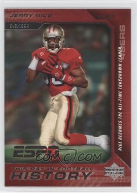 2005 Upper Deck ESPN - This Day in Football History #2 - Jerry Rice