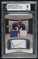 Rookie Signature Materials - Vernand Morency [BGS 9 MINT] #/199