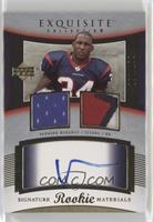 Rookie Signature Materials - Vernand Morency #/199