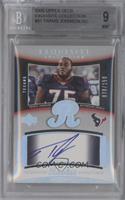 Exquisite Rookie Signatures - Travis Johnson [BGS 9 MINT] #/150