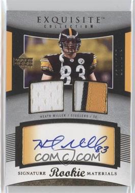 2005 Upper Deck Exquisite Collection - [Base] #99 - Rookie Signature Materials - Heath Miller /199