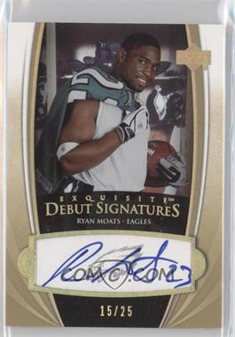 2005 Upper Deck Exquisite Collection - Exquisite Debut Signatures #ED-RM - Ryan Moats /25