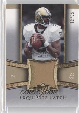 2005 Upper Deck Exquisite Collection - Exquisite Patch - Gold #EP-AA - Aaron Brooks /35