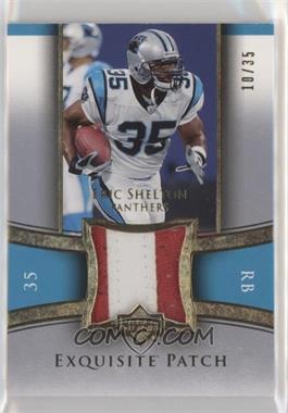 2005 Upper Deck Exquisite Collection - Exquisite Patch - Gold #EP-ES - Eric Shelton /35