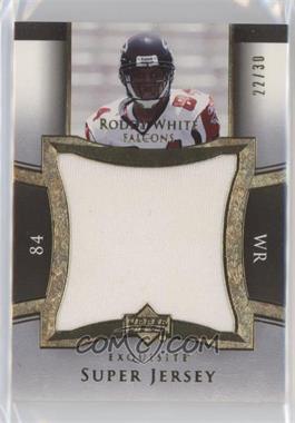 2005 Upper Deck Exquisite Collection - Super Jersey - Gold #SJ-RO - Roddy White /30