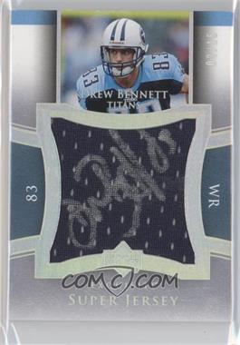 2005 Upper Deck Exquisite Collection - Super Jersey - Signatures #SJS-DR - Drew Bennett /15