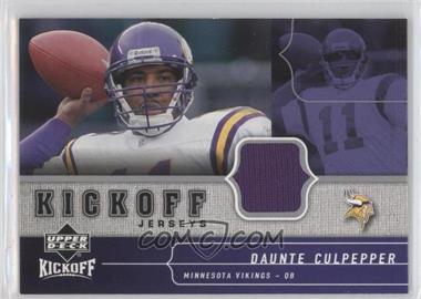 2005 Upper Deck Kickoff - Jerseys #KJ-DC - Daunte Culpepper