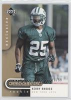 Rookie Foundations - Kerry Rhodes #/99