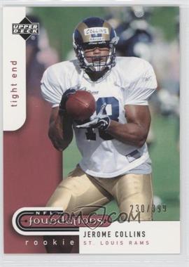 2005 Upper Deck NFL Foundations - [Base] #122 - Rookie Foundations - Jerome Collins /399