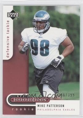 2005 Upper Deck NFL Foundations - [Base] #125 - Rookie Foundations - Mike Patterson /399