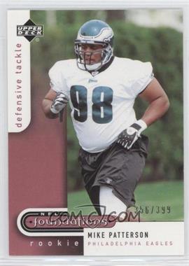 2005 Upper Deck NFL Foundations - [Base] #125 - Rookie Foundations - Mike Patterson /399
