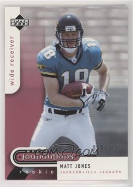 2005 Upper Deck NFL Foundations - [Base] #161 - Rookie Foundations - Matt Jones /399