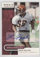 Rookie Foundations Signatures - David Pollack #/575