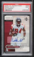 Rookie Foundations Signatures - Roddy White [PSA 9 MINT] #/375