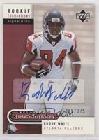 Rookie Foundations Signatures - Roddy White [EX to NM] #/375