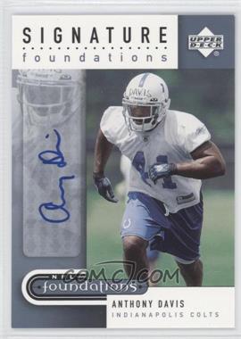 2005 Upper Deck NFL Foundations - Signature Foundations #SF-AD - Anthony Davis