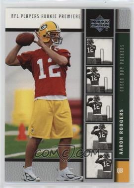 2005 Upper Deck NFL Players Rookie Premiere - [Base] #16 - Aaron Rodgers