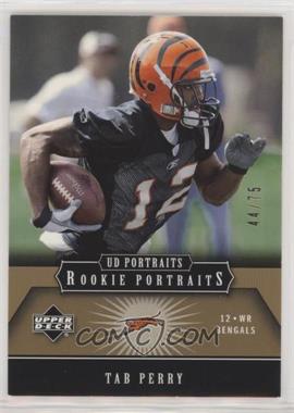 2005 Upper Deck Portraits - [Base] - Gold #148 - Tab Perry /75 [EX to NM]