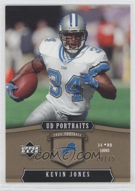 2005 Upper Deck Portraits - [Base] - Gold #30 - Kevin Jones /75